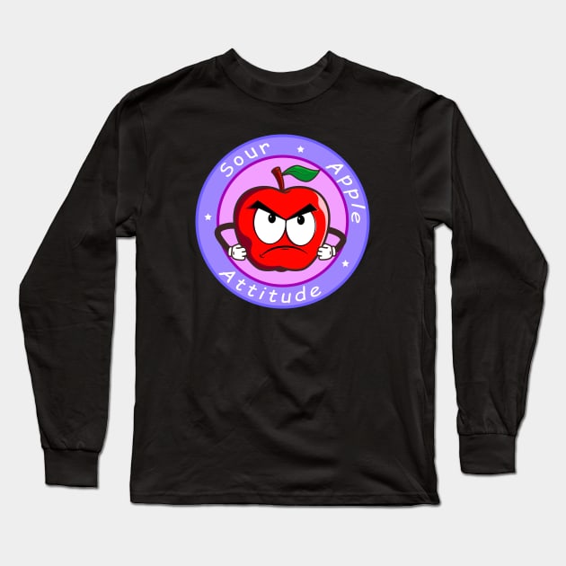 Sour apple attitude Long Sleeve T-Shirt by Graphic_01_Sl